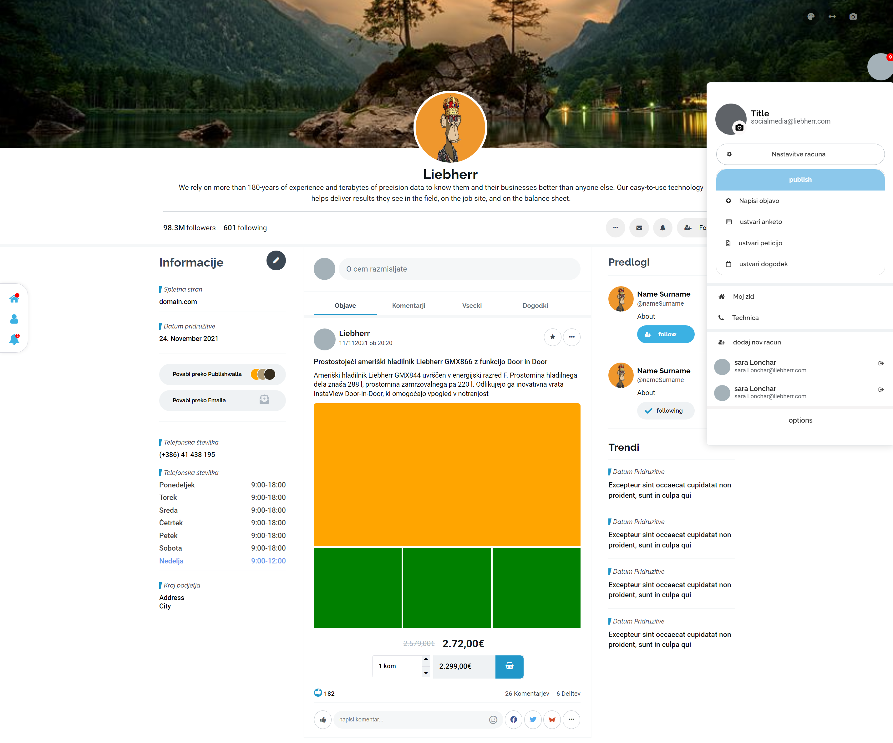 User Page